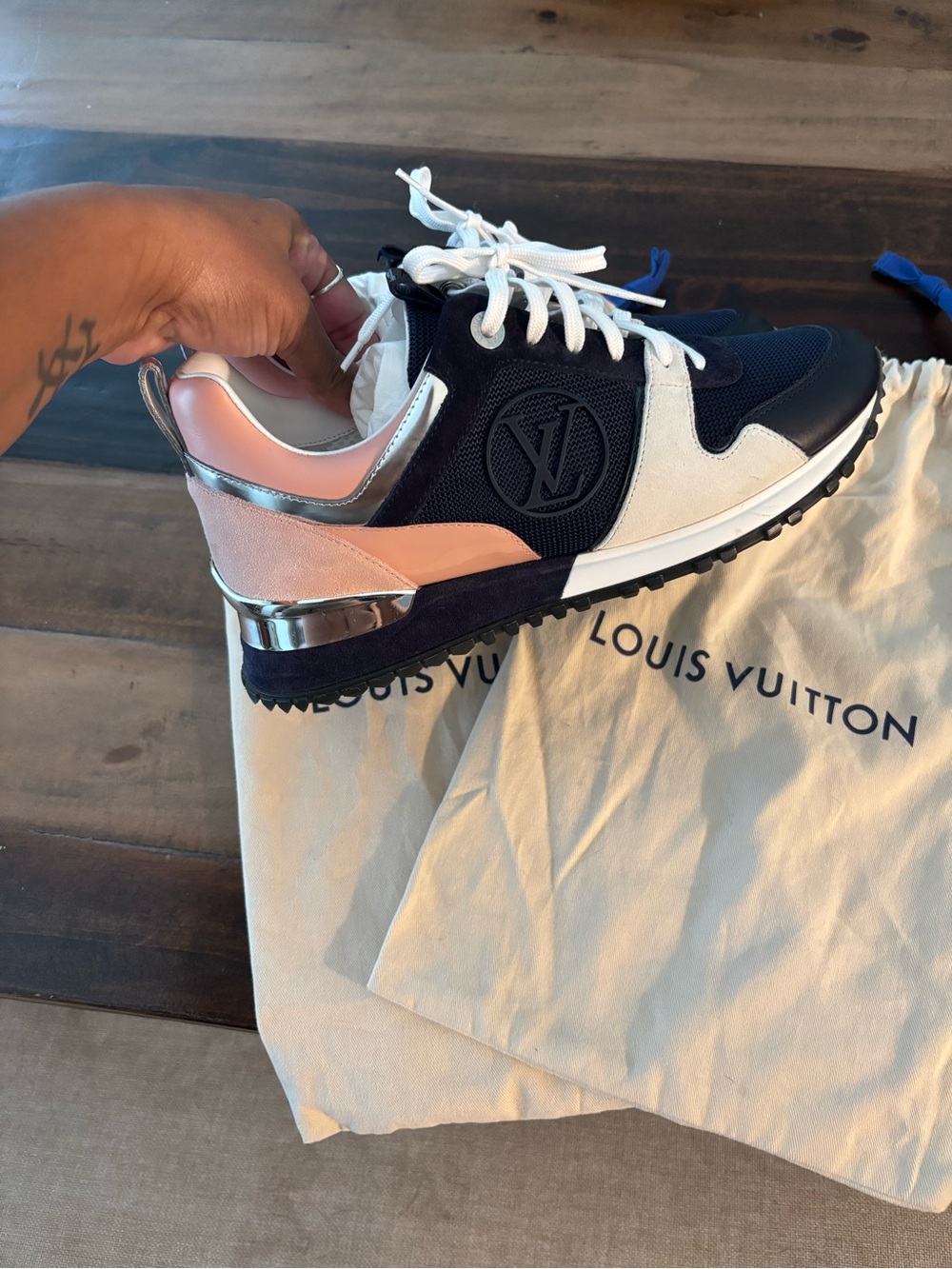 Womens Louis Vuitton Run Away Sneakers